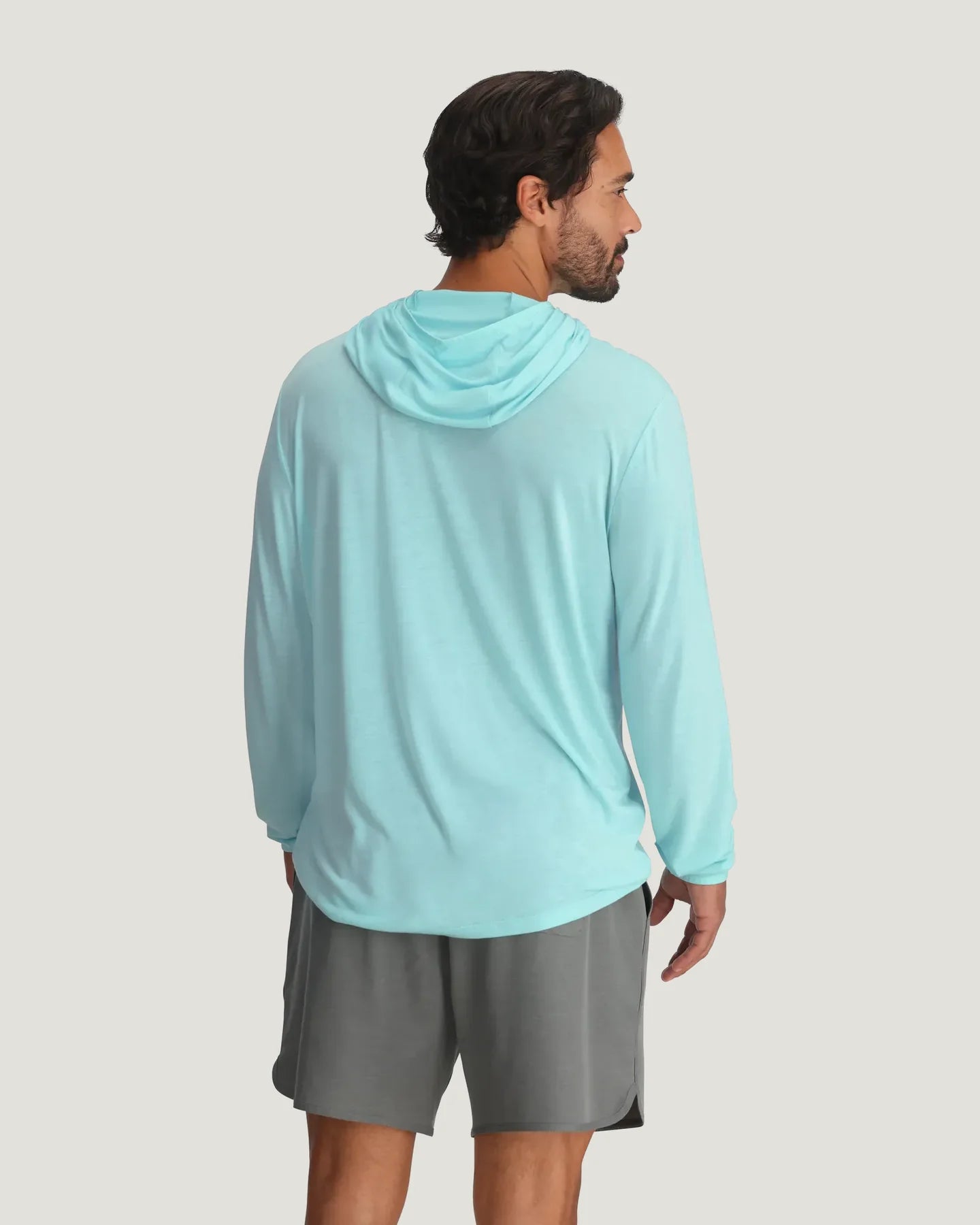 Free Fly Men’s Bamboo Lightweight Hoodie - Bahama Blue