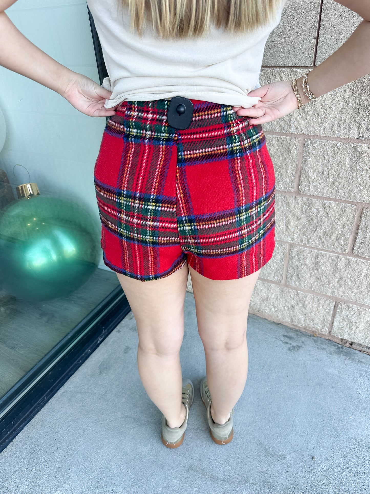 December Plaid Skort