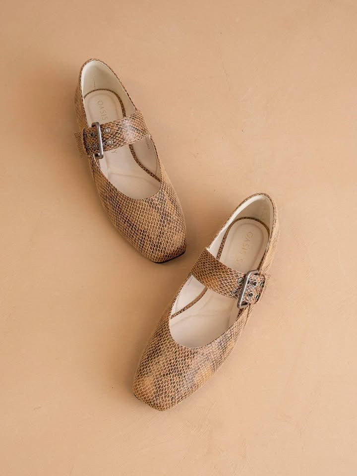 Soho Snake Ballet Flat