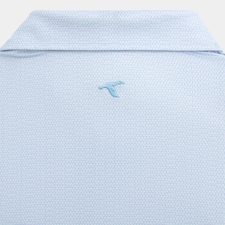 Genteal S26 Bridgeway Printed Performance Polo - Elderberry