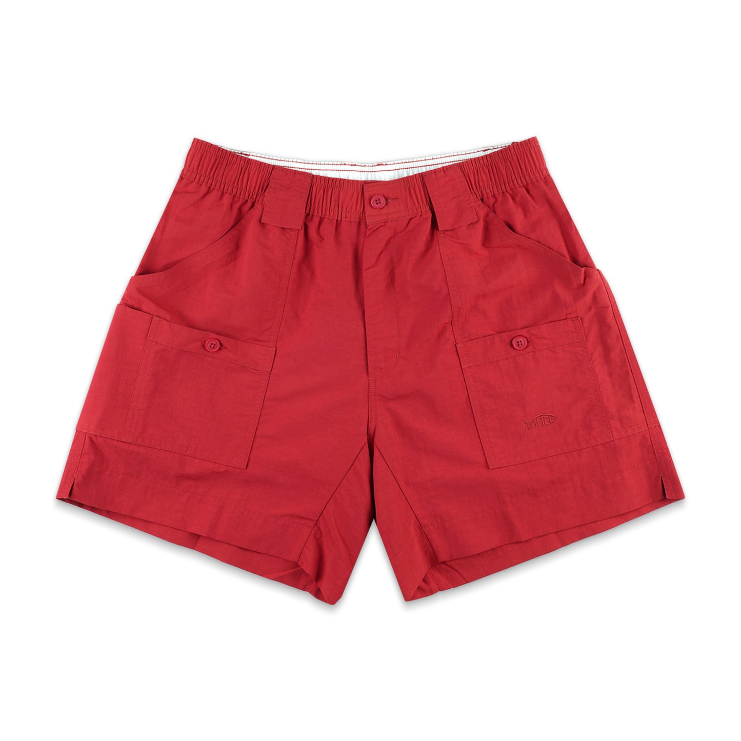Aftco Men’s Original Fishing Short 6” - True Red