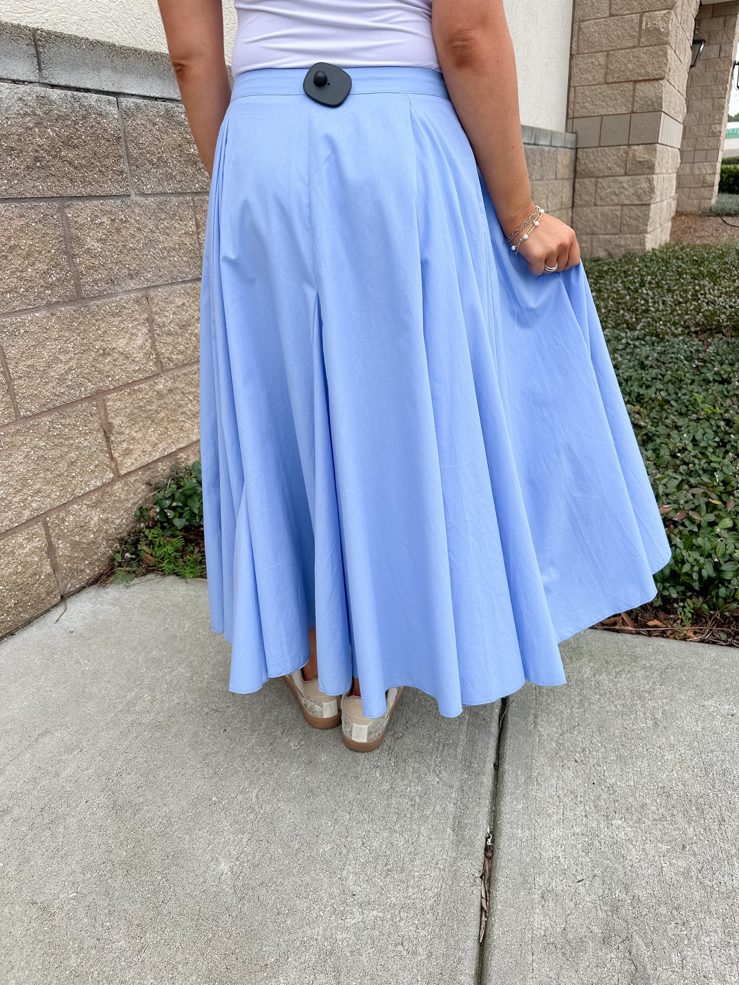 Molly Midi Skirt - Blue