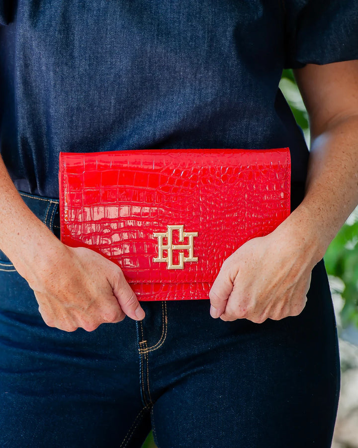 CH Bryn Clutch/Crossbody- Red Patent EC