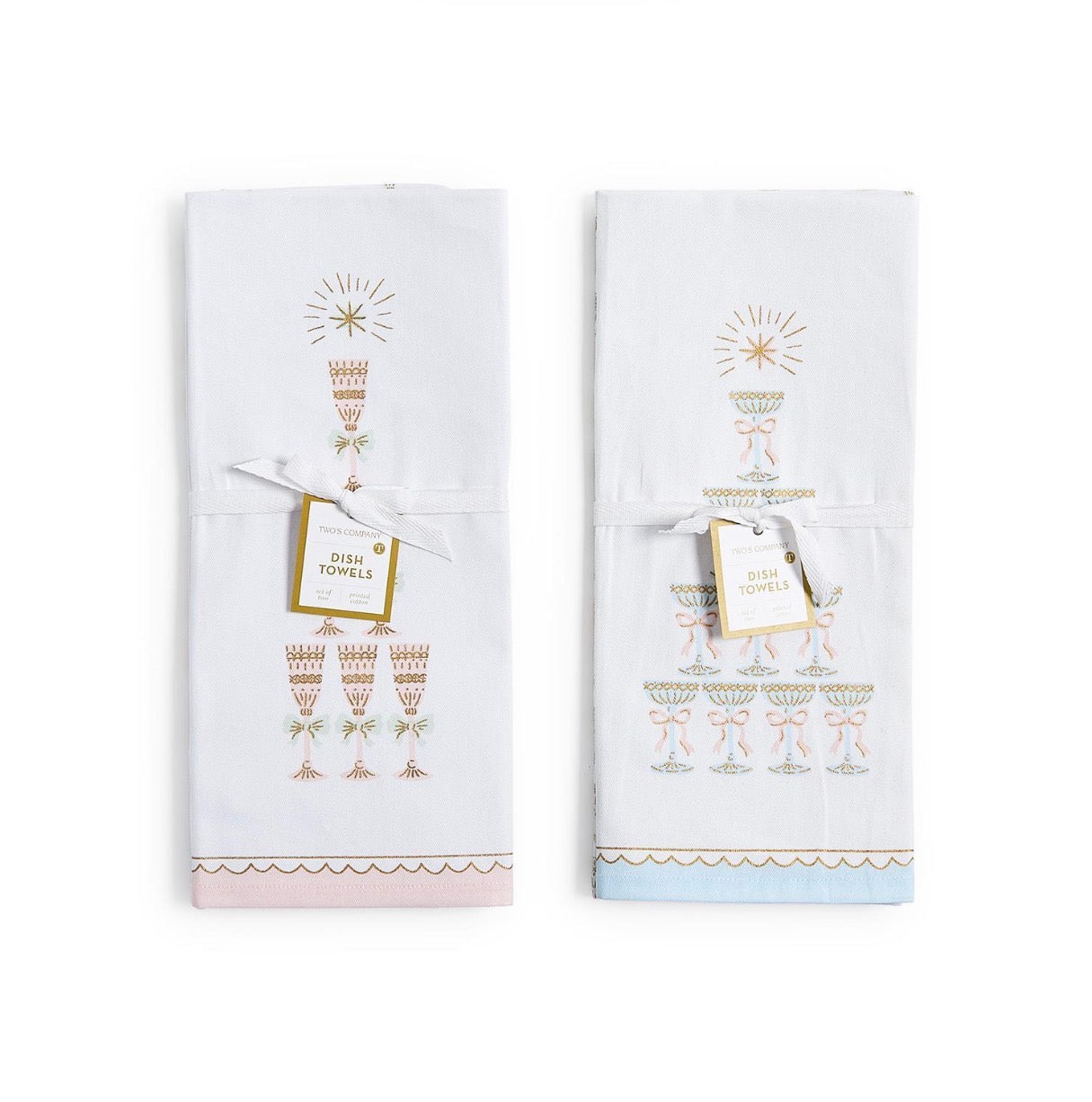 Two’s Company Cheers! Dish Towel Set