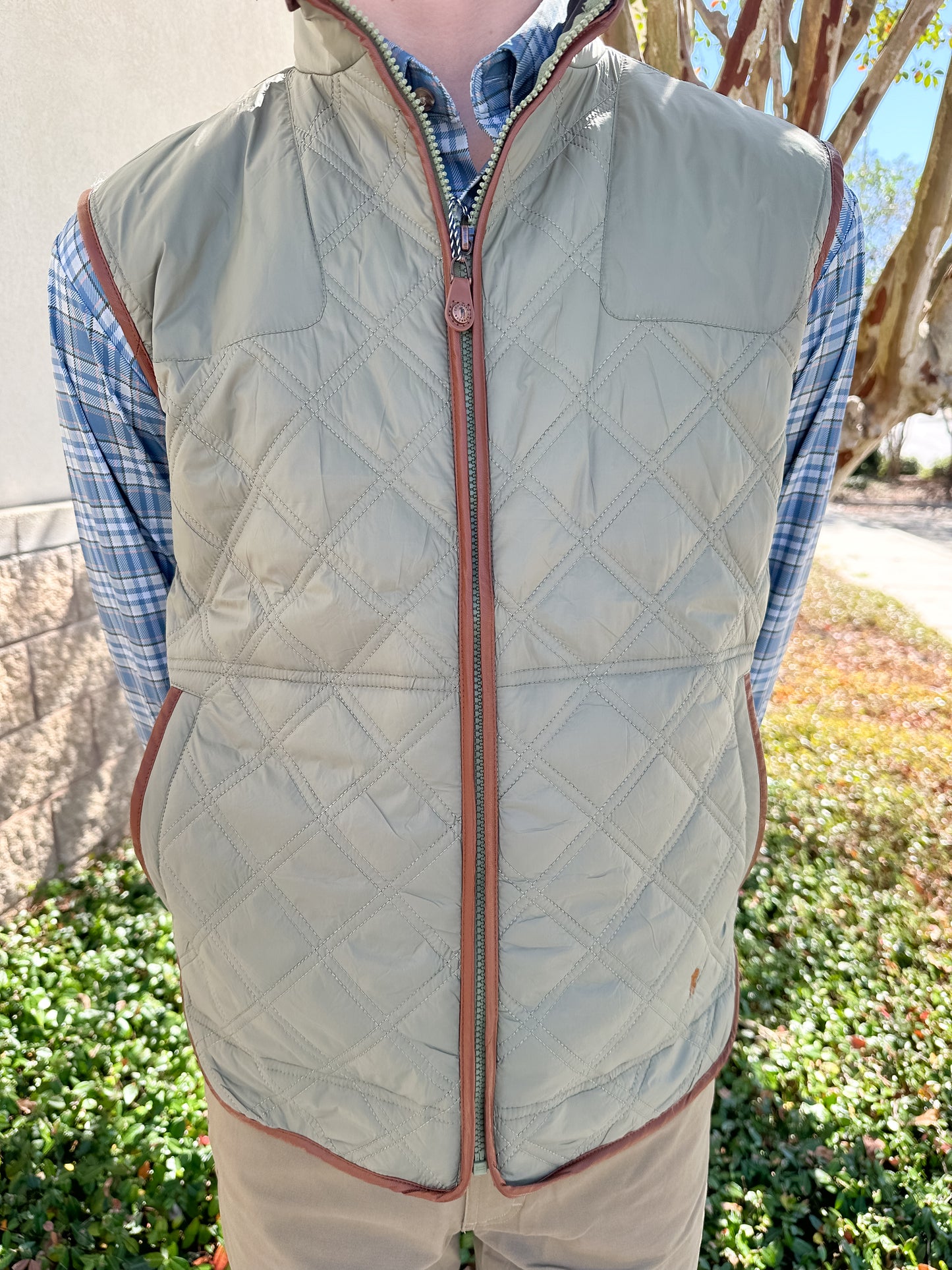 S. Casanova F25 Saddle Ridge Quilted Vest