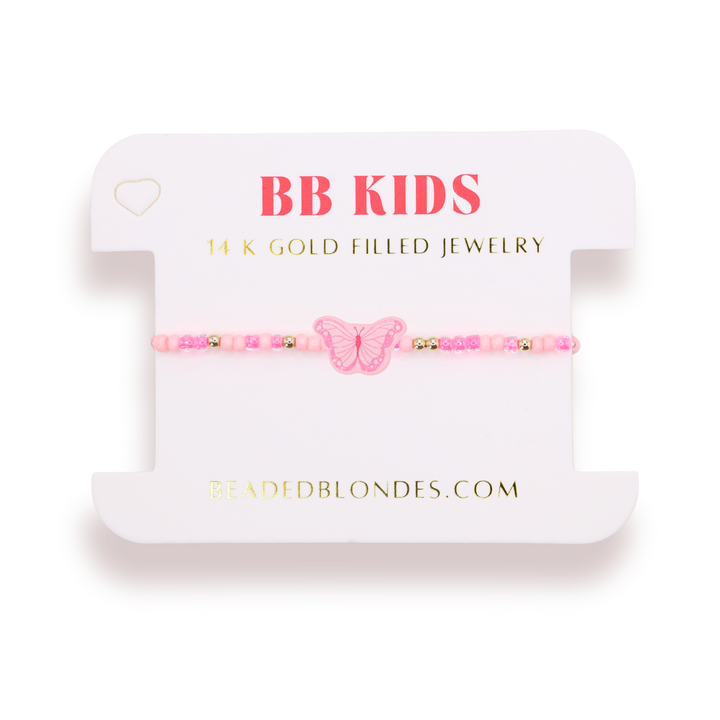 Butterfly Bracelet on Color (Kids Size)