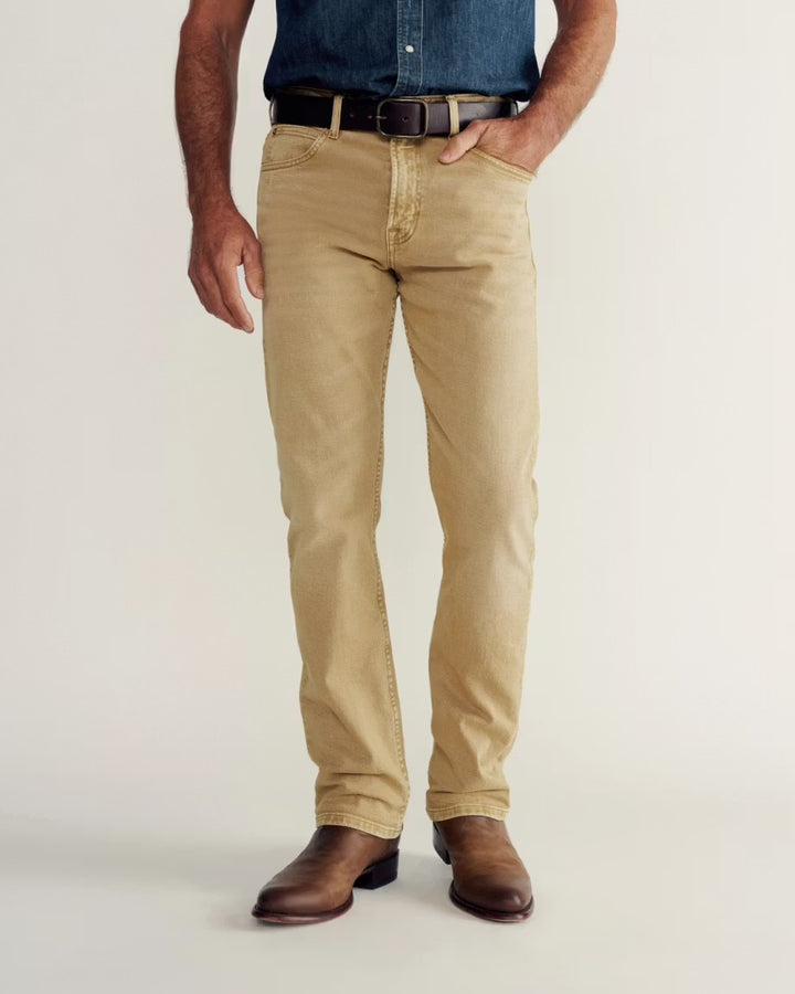 Tecovas Men’s Slim Straight Stretch Twill Pant - Khaki