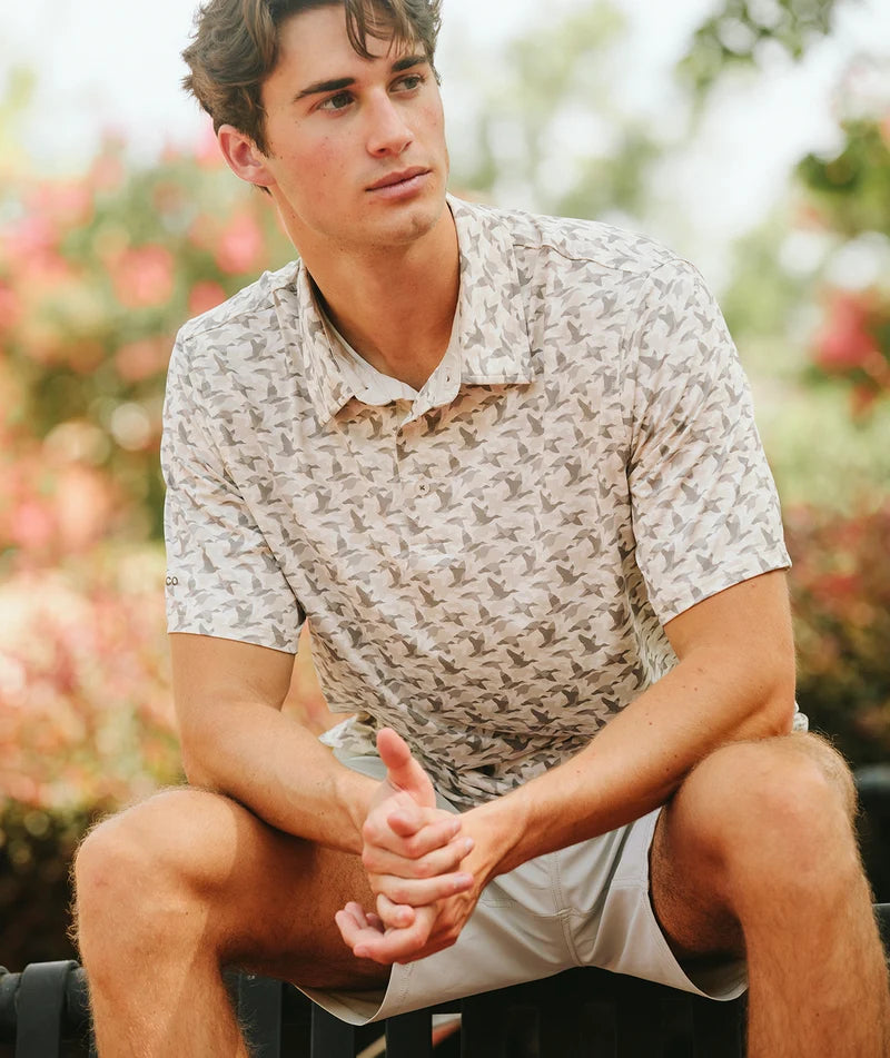 SSCO Men’s Mallard Mirage Printed Polo - Mirage