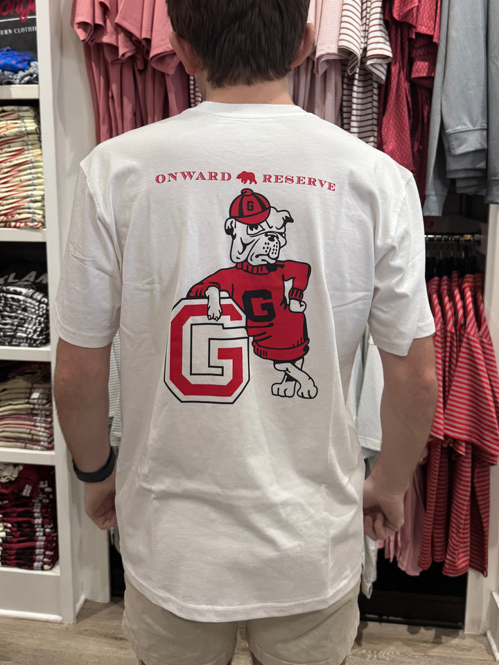 Onward Reserve UGA G Dog S/S Pocket T-Shirt - White