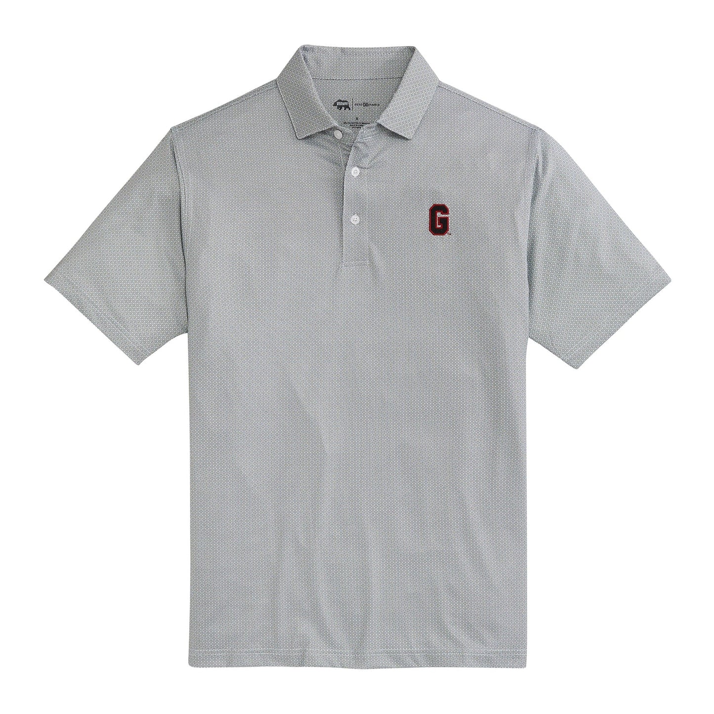 Onward Reserve UGA Bone Yard Printed Performance Polo - White