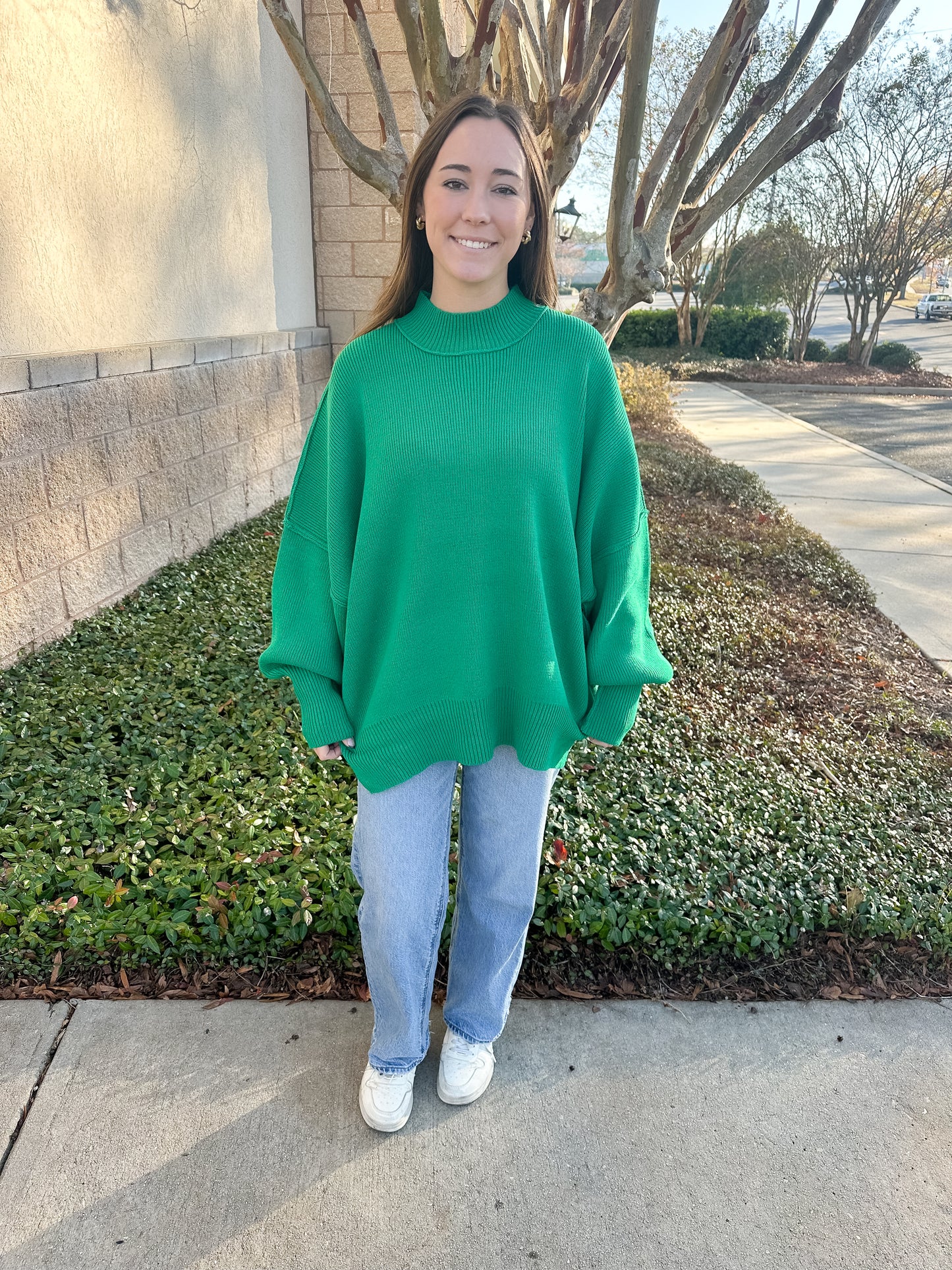 Sunday Snuggle Mock Neck Sweater