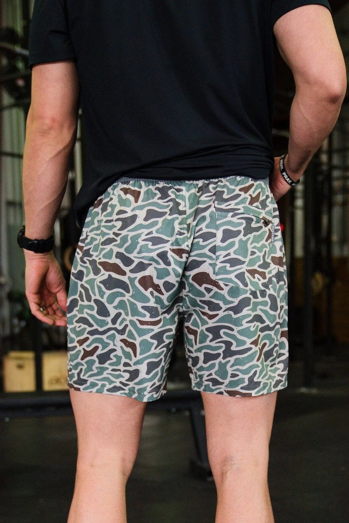 Men’s Burlebo Athletic Short - Retro Duck Camo