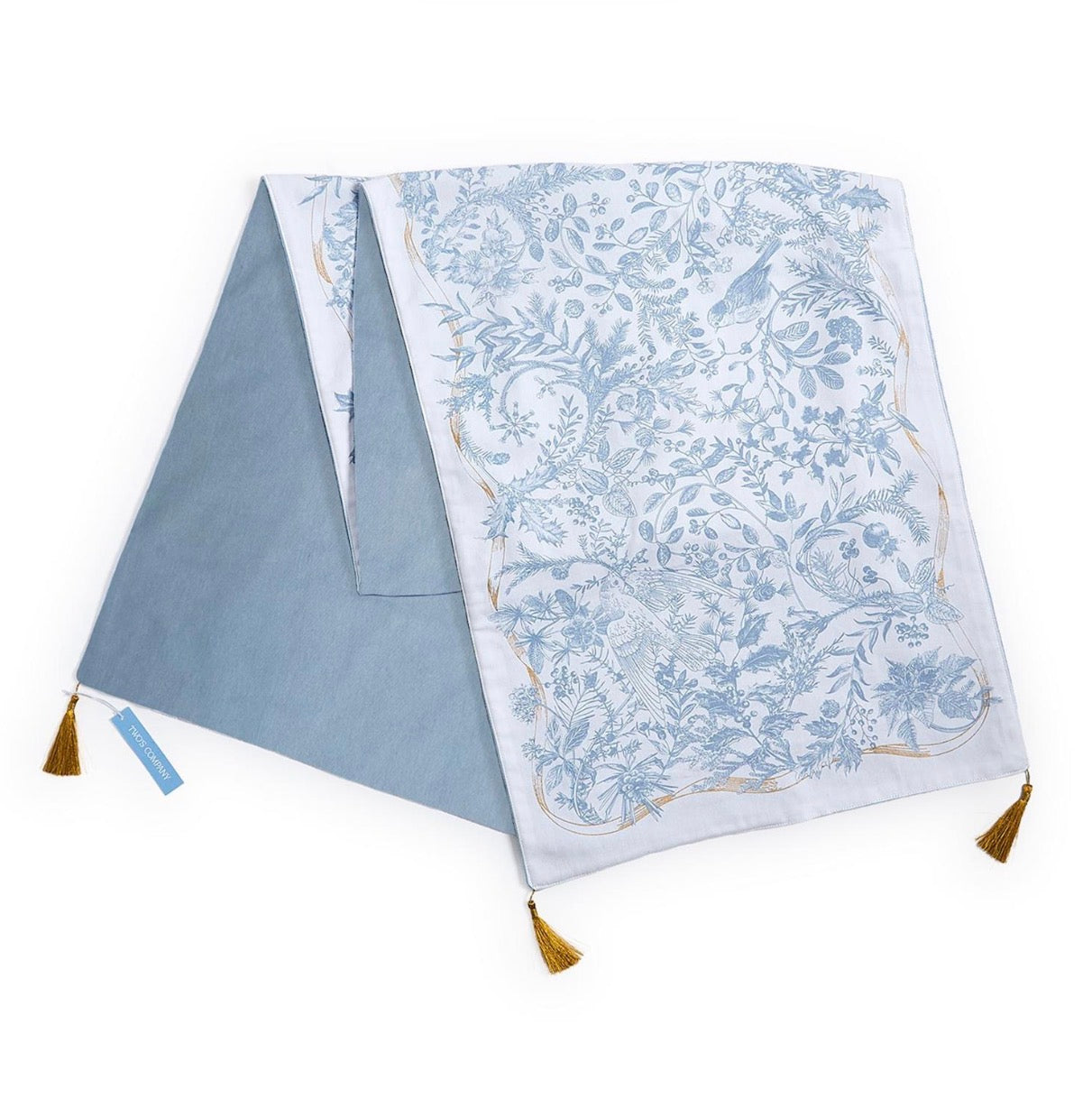 Two’s Company Double Sided Table Runner - Gilded Cottage