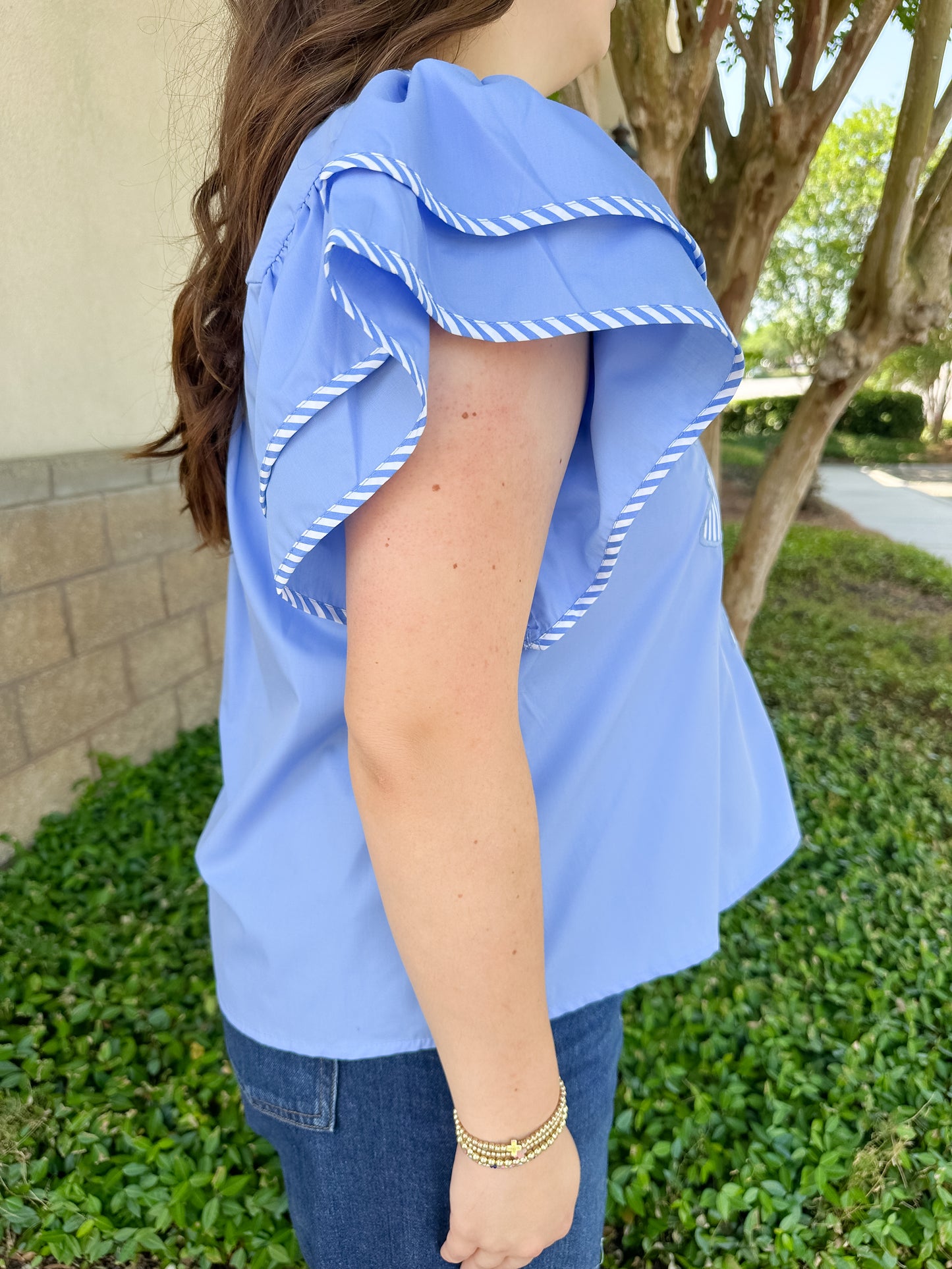 Westin Stripe Accent Top