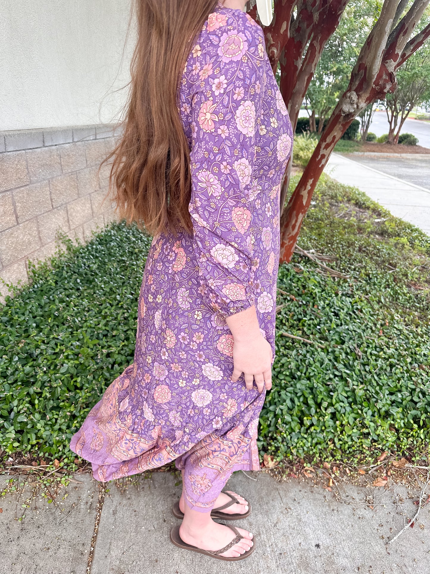Eliana Floral Button Dress