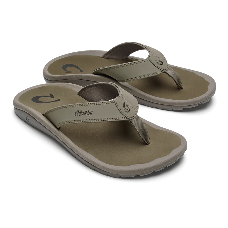 OluKai Men’s ‘Ohana Water-Friendly Beach Sandal - Clay|Mustang