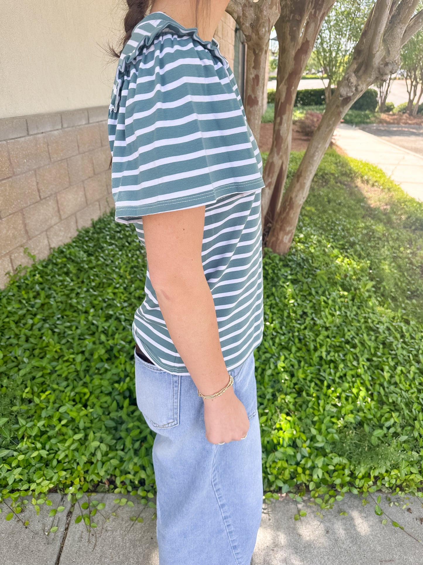 Margot Top - Seafoam