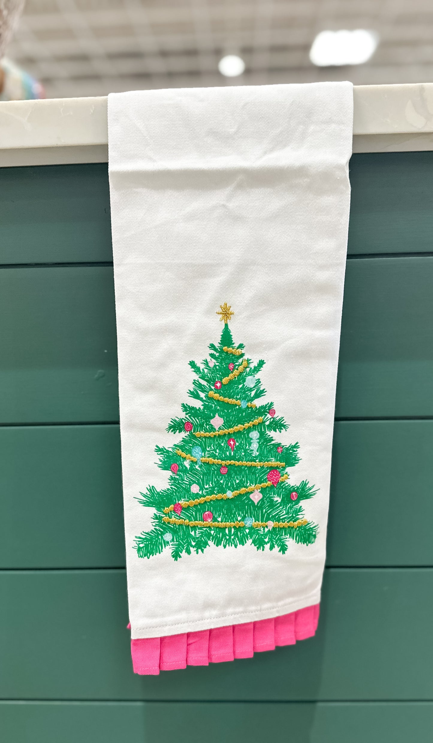MS Holiday Tea Towel - Whimsical Tree