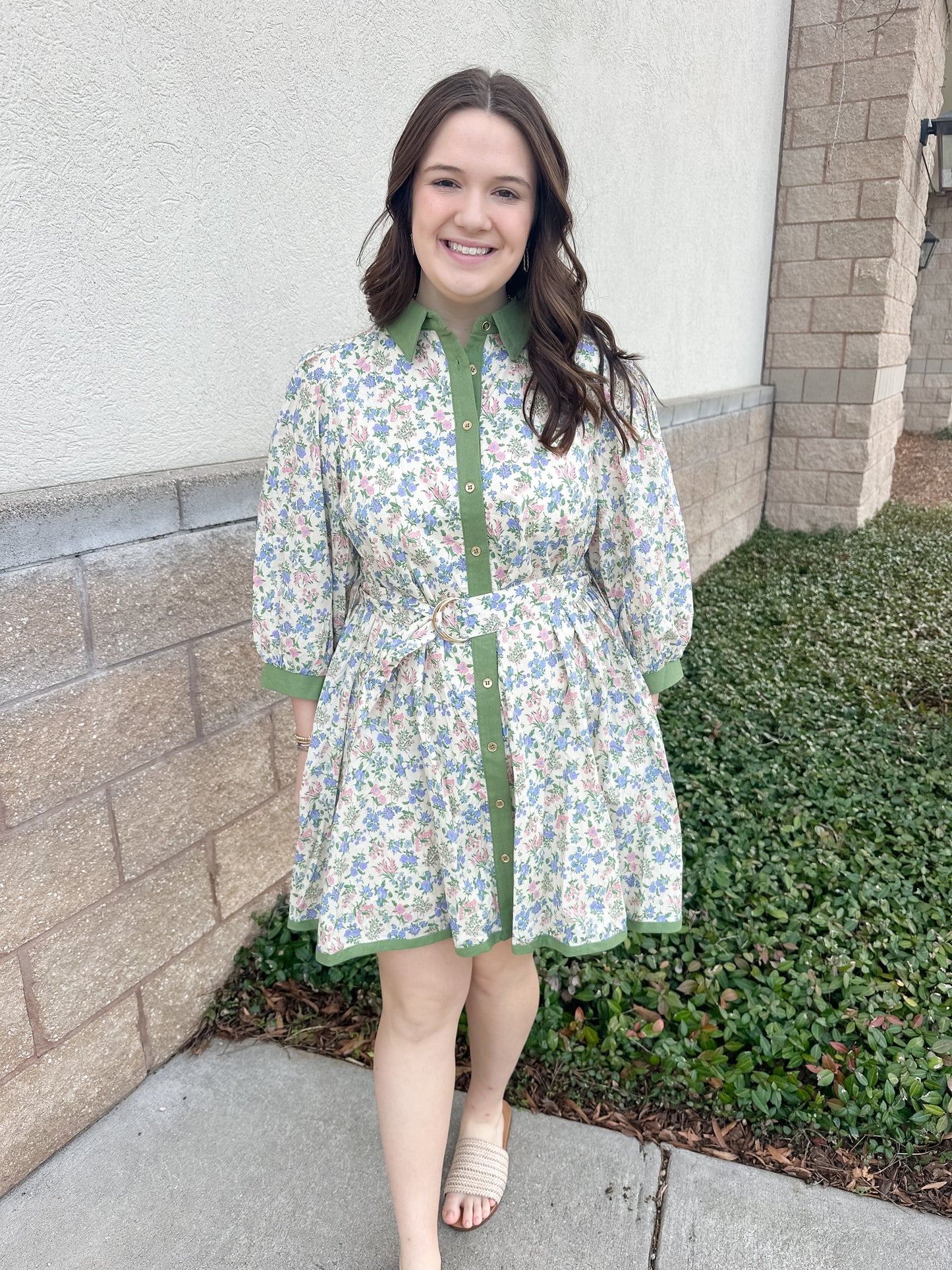 Marsha Dress - Sage