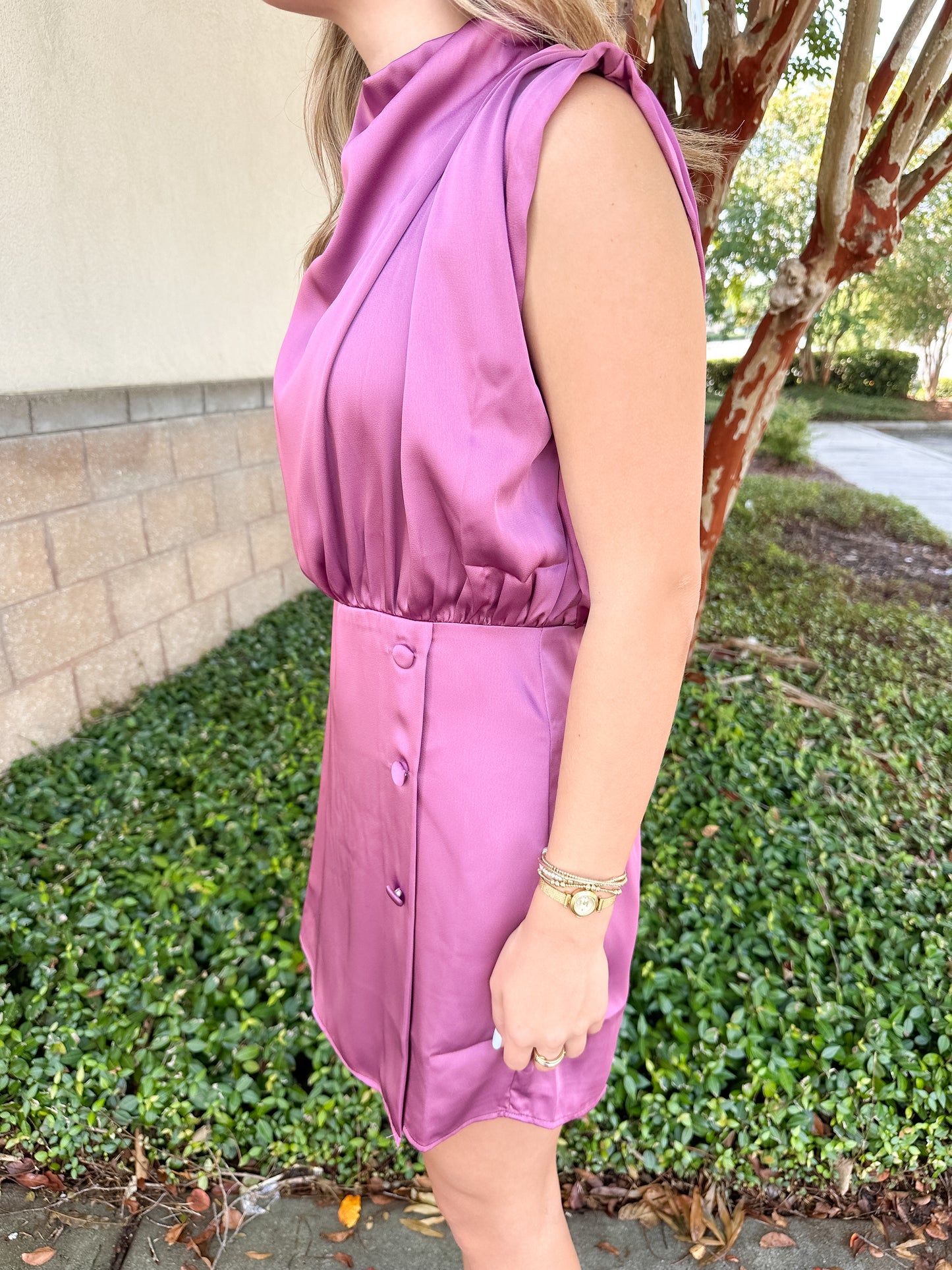 Kristy Satin Romper