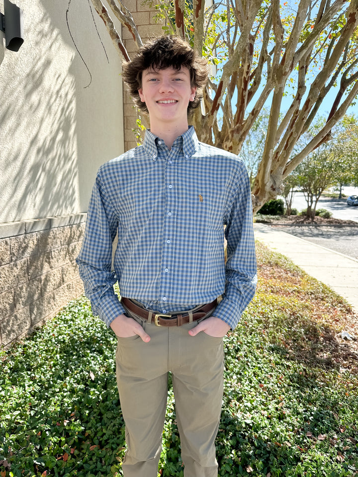 S. Casanova F25 Ransom Plaid Button Down