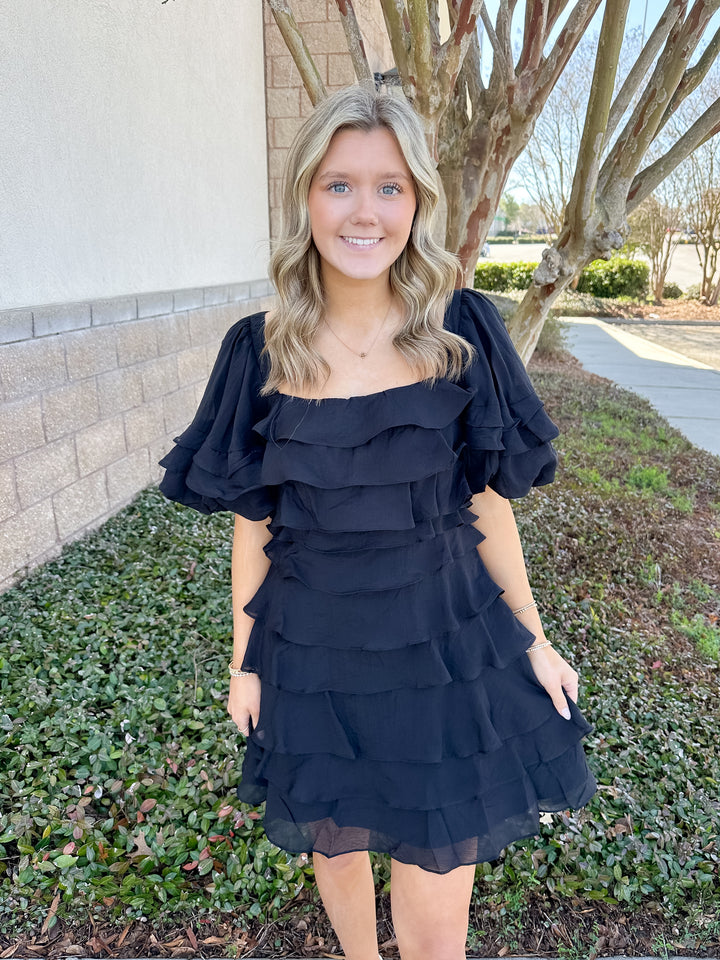 Ginger Ruffle Mini Dress