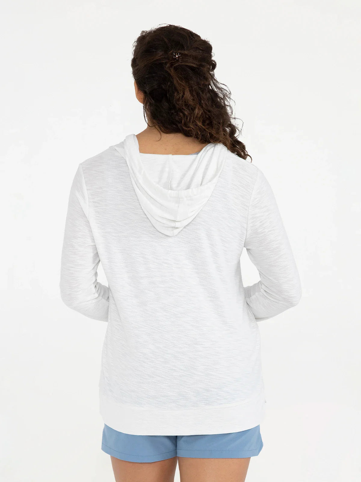 Free Fly Women's Bamboo Slub Hoodie - Sea Salt