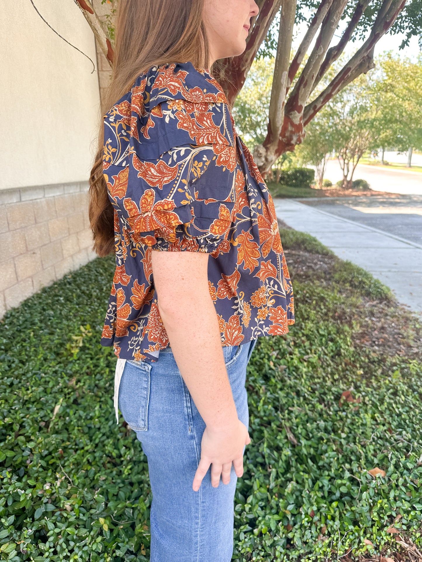Marlo Top - Navy