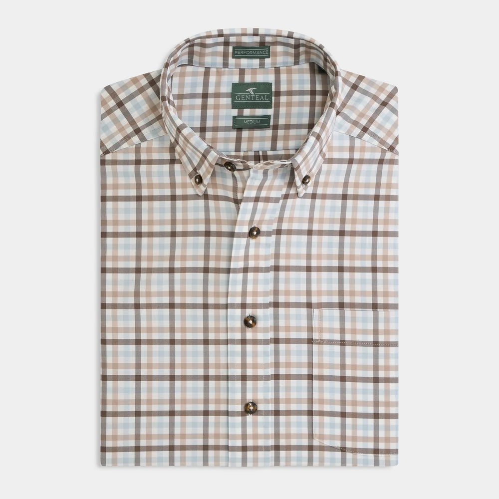 Genteal F26 Bishop Performance Sport Shirt - Rustic Brown