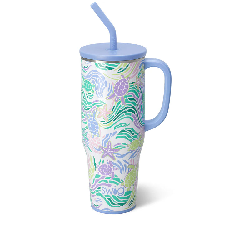 Swig Mega Mug 40OZ - Sea Swirl