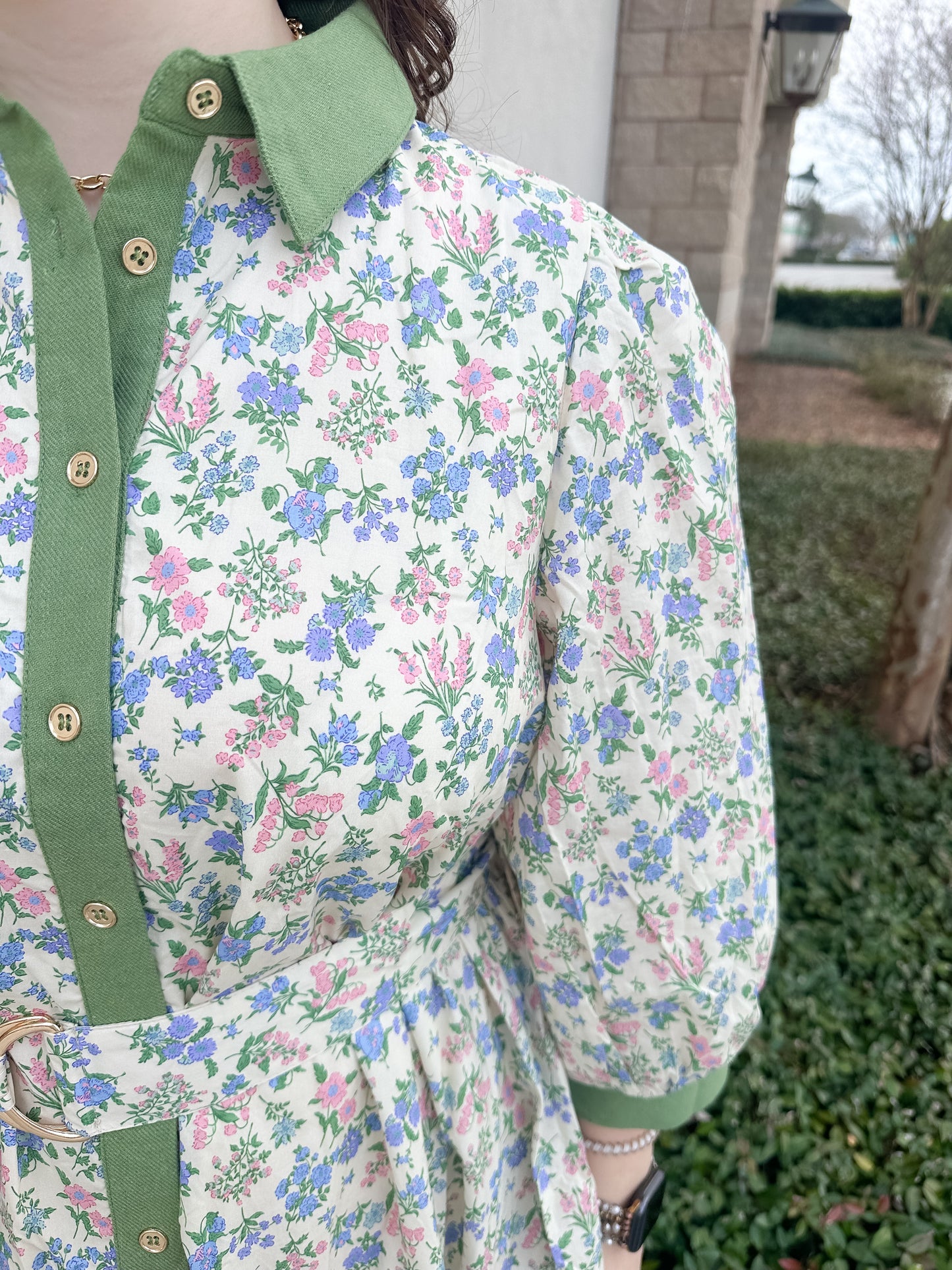 Marsha Dress - Sage