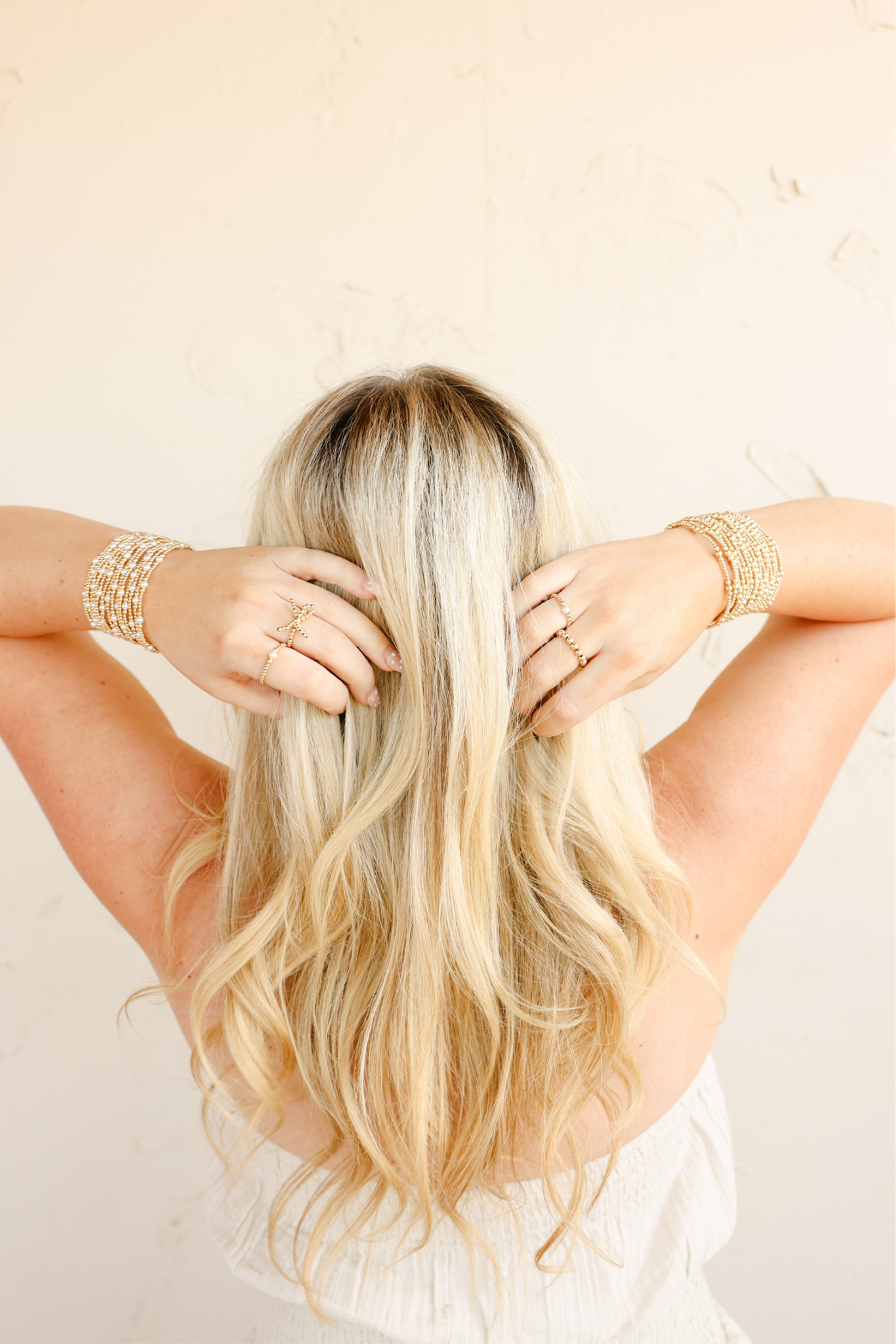 Dainty Sutton Bracelet in Gold: Standard 6.75 Inch