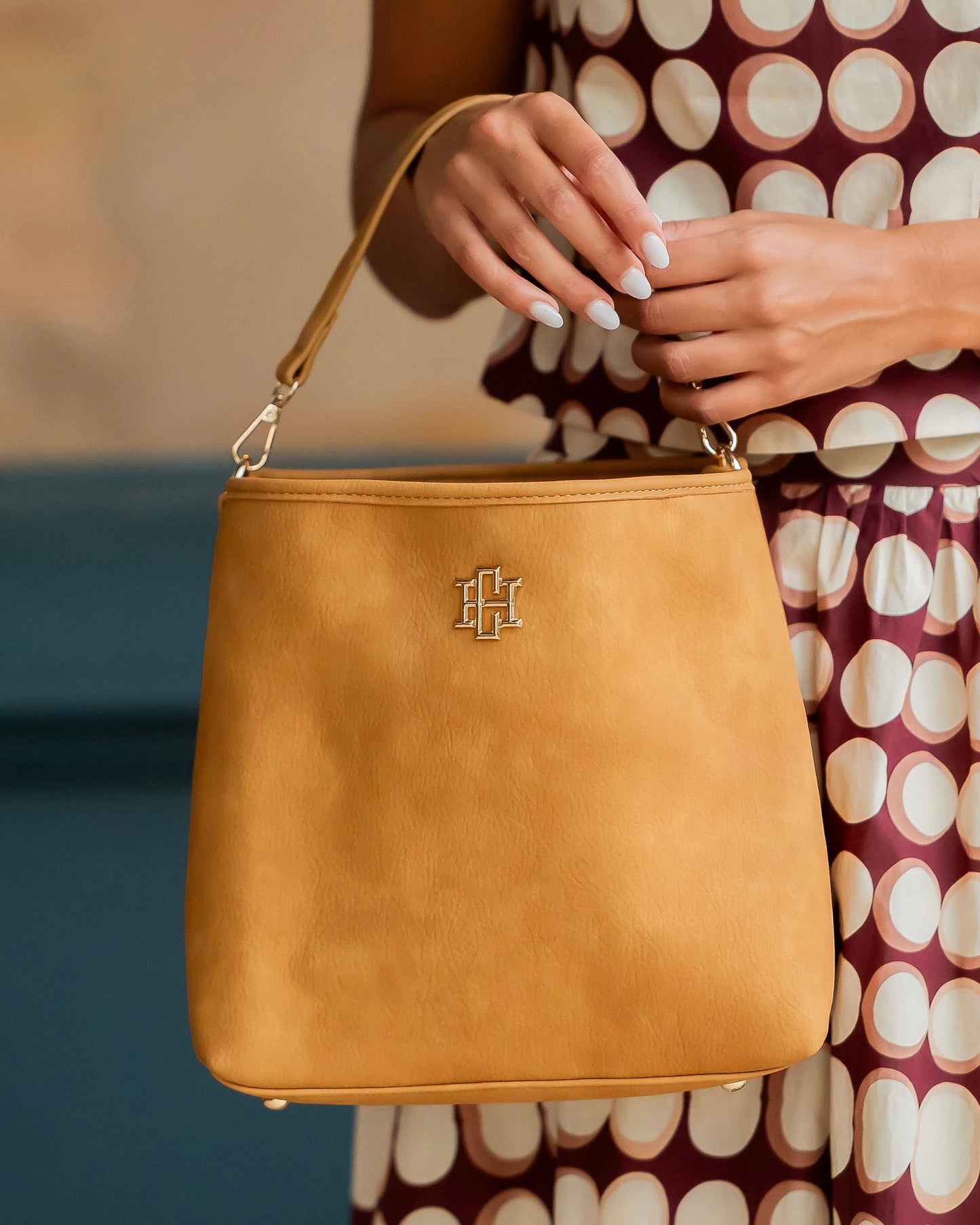 CH Alexandra Bucket Bag Mustard S