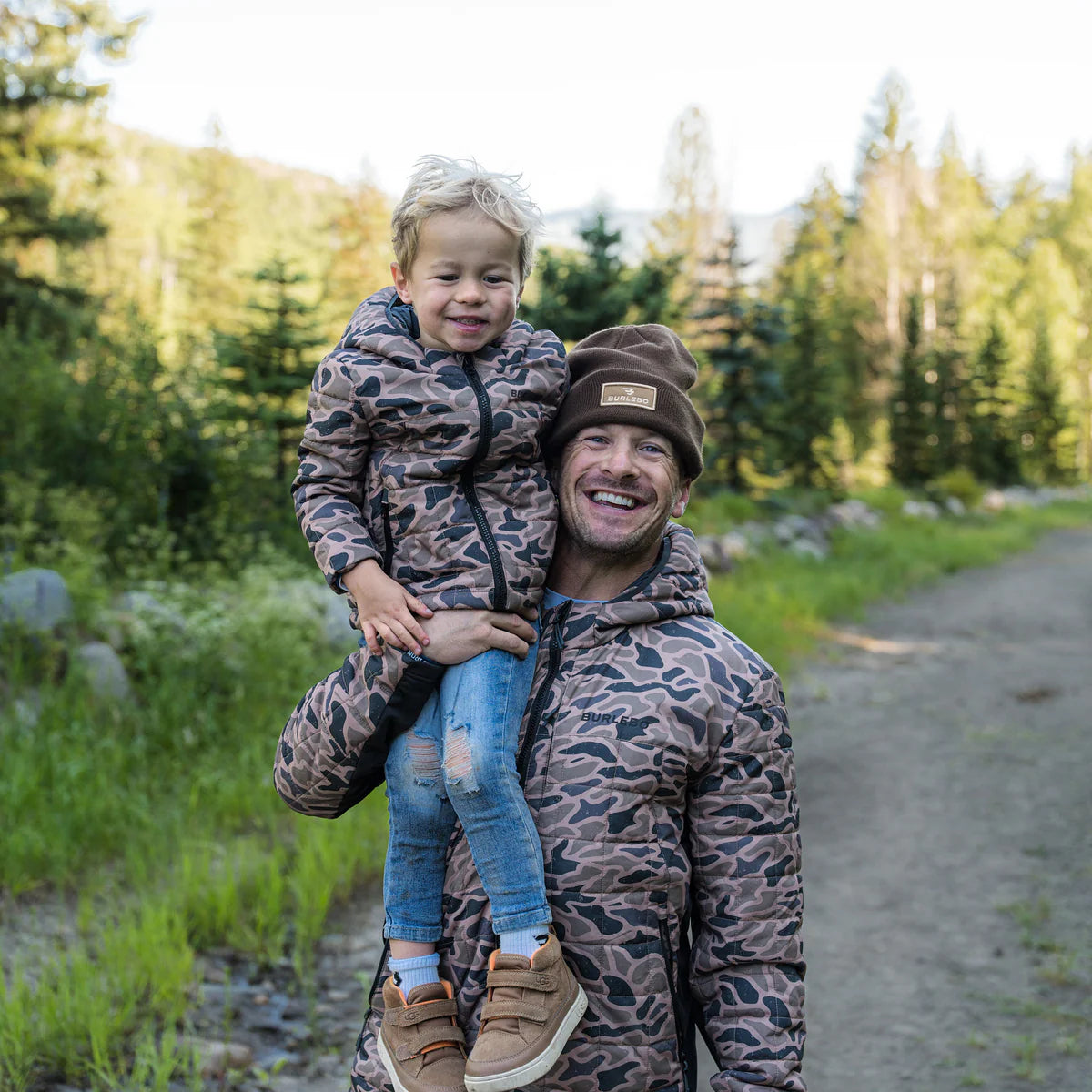 Burlebo Youth Puffer Jacket - Gauge Camo