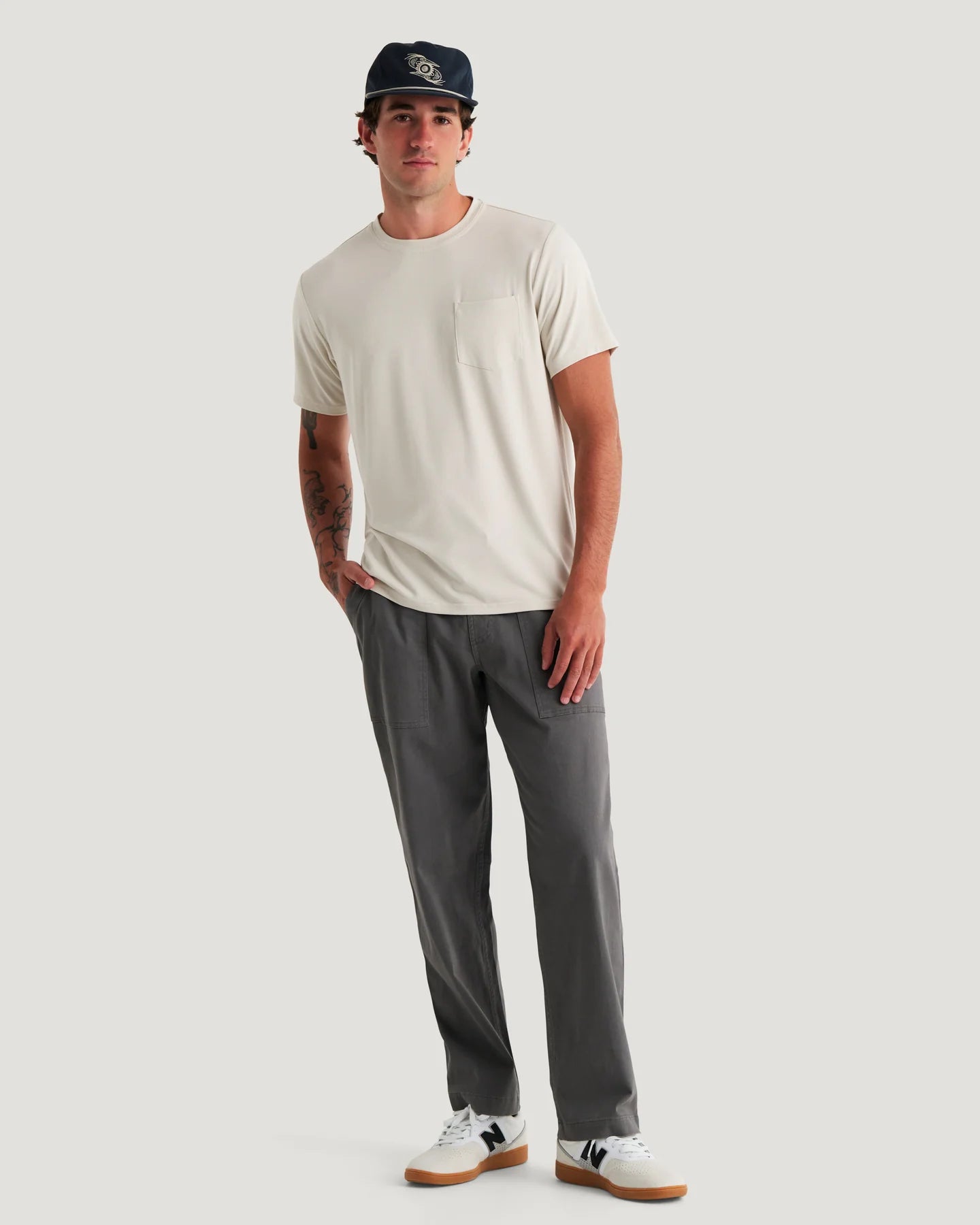 Free Fly Men’s Bamboo Flex Pocket Tee - Birch