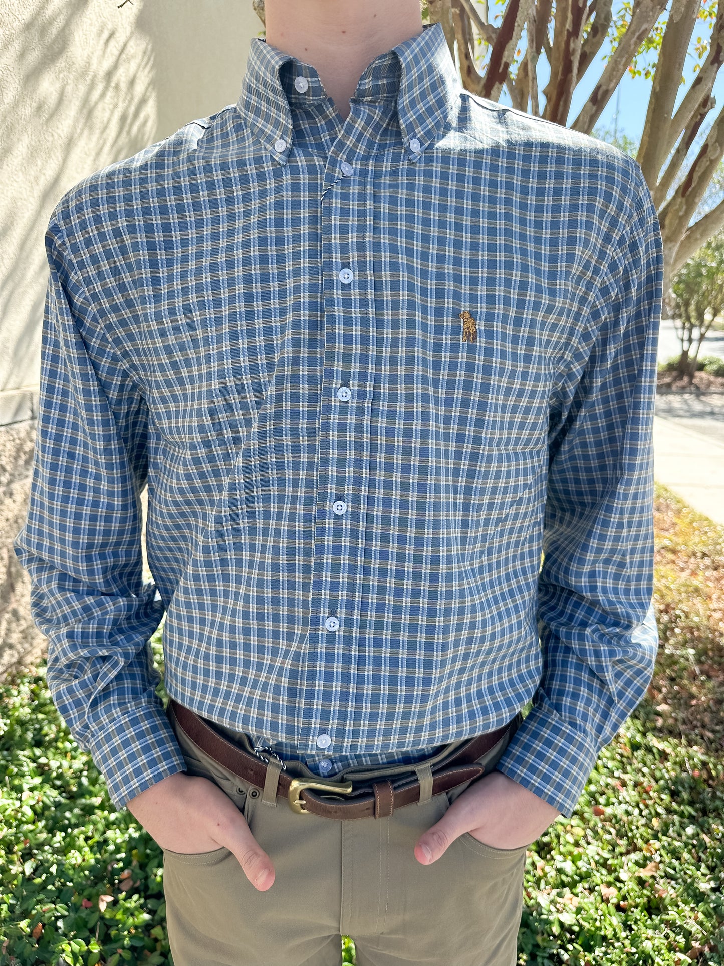 S. Casanova F25 Ransom Plaid Button Down