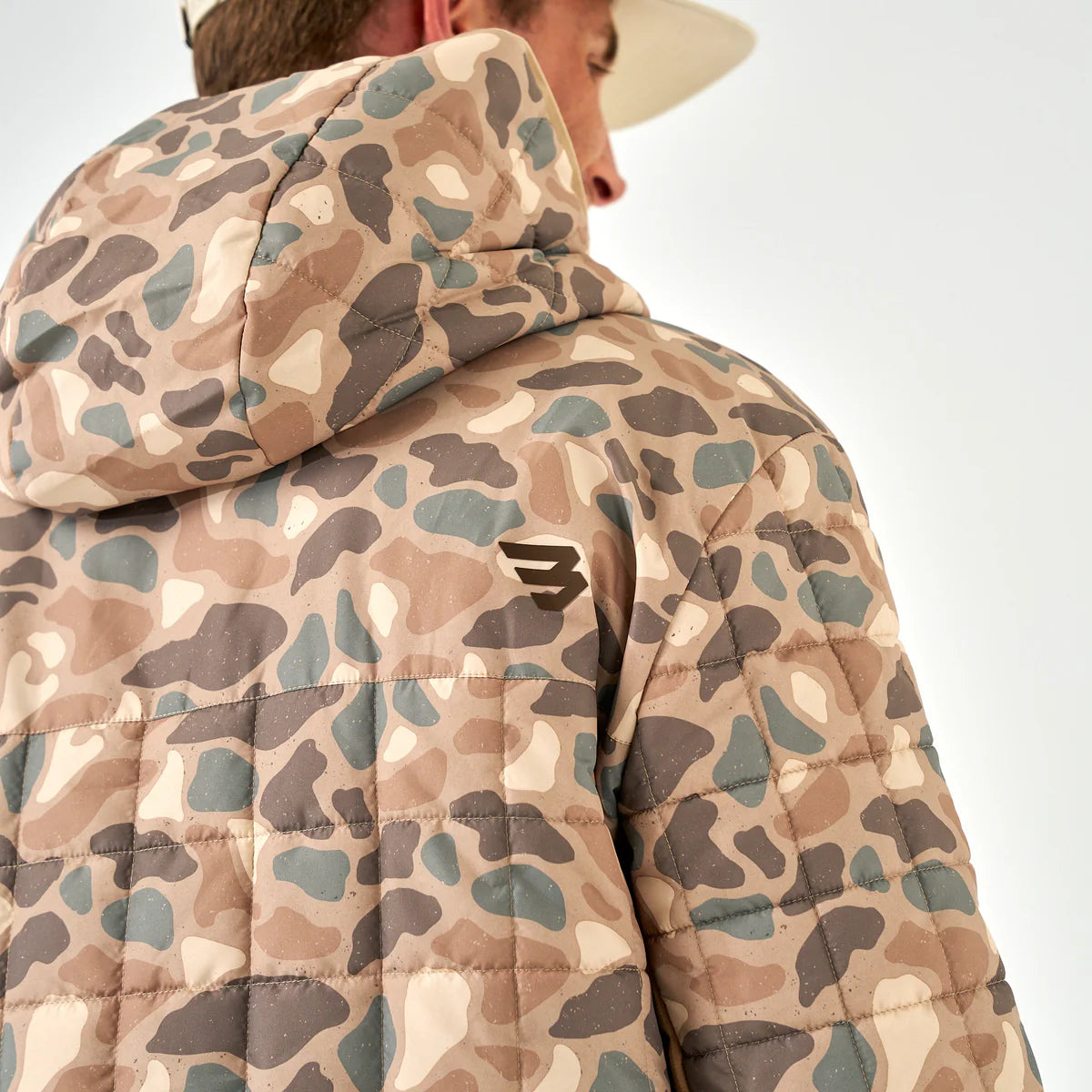 Burlebo Men’s Puffer Jacket - Pintail Camo