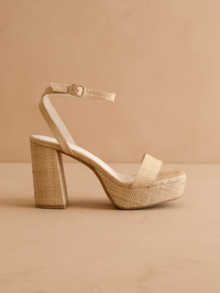 Olympia Heel - Natural