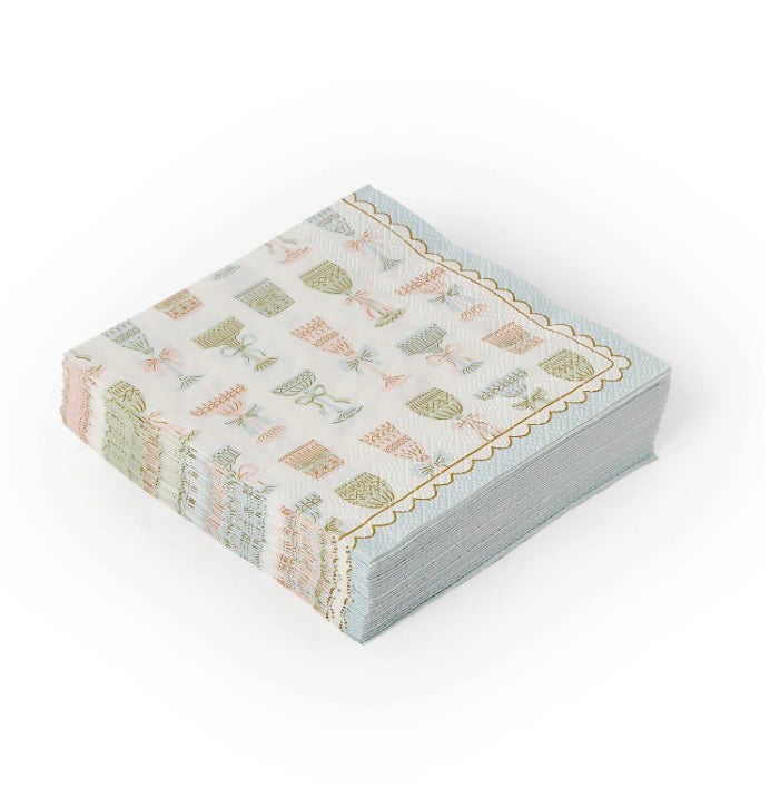 Two’s Company Cocktail Napkins 30 - Cheers!