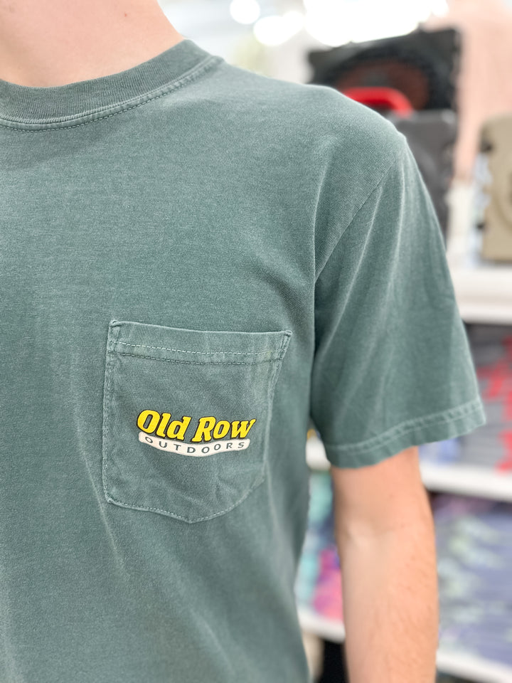 Old Row Outdoors Goose S/S Pocket T-Shirt - Blue Spruce
