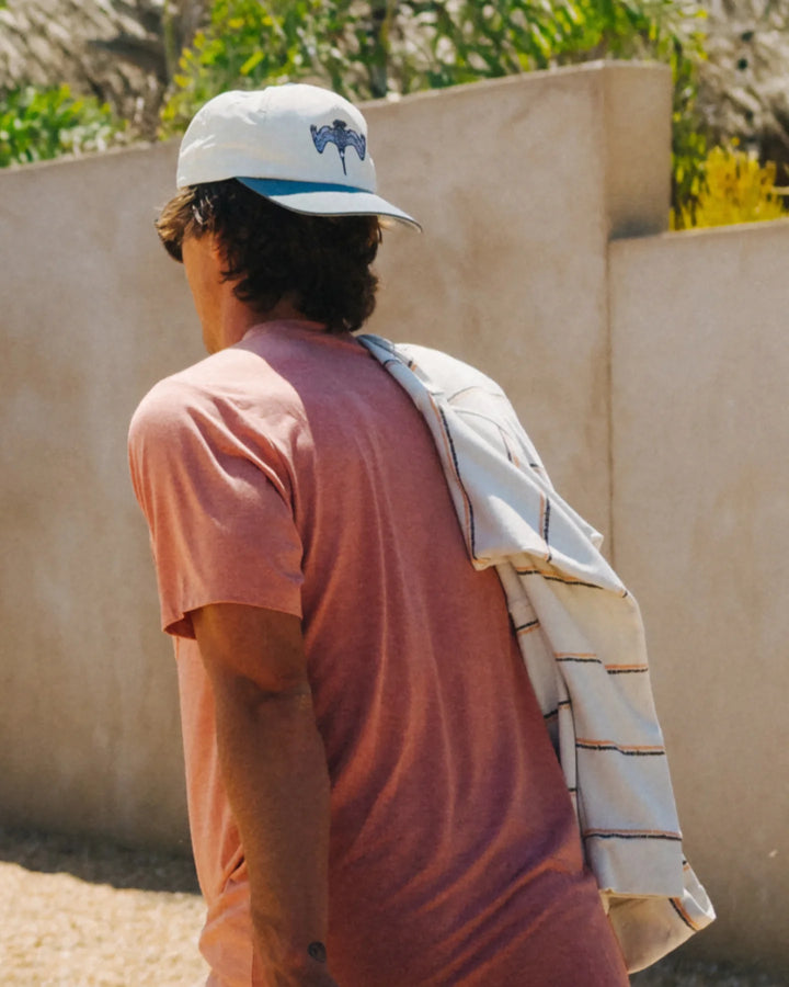 Free Fly Men’s Bamboo Flex Pocket Tee - Heather Red Clay