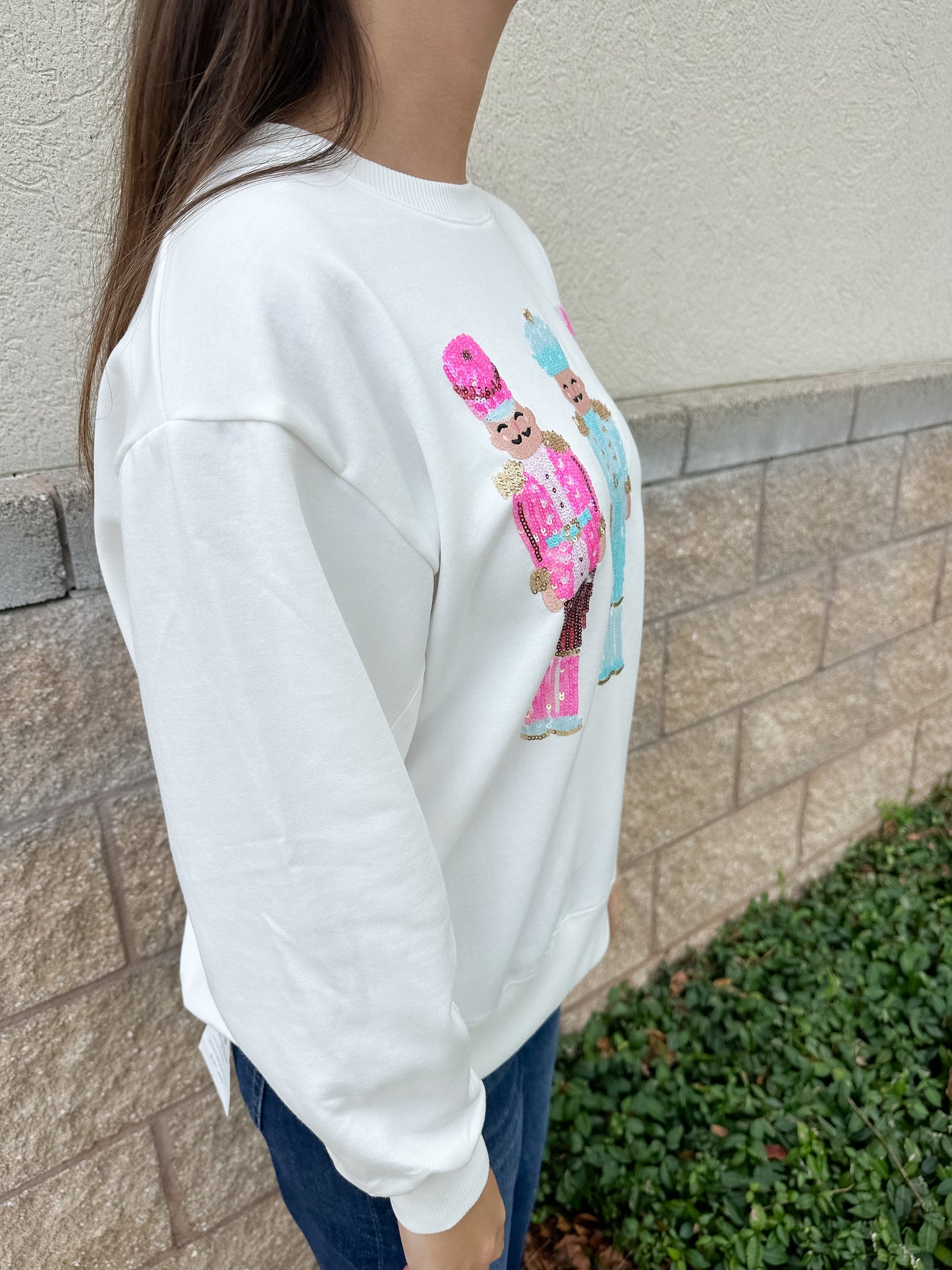 MS Sarah Sweatshirt - Three Nutcrackers