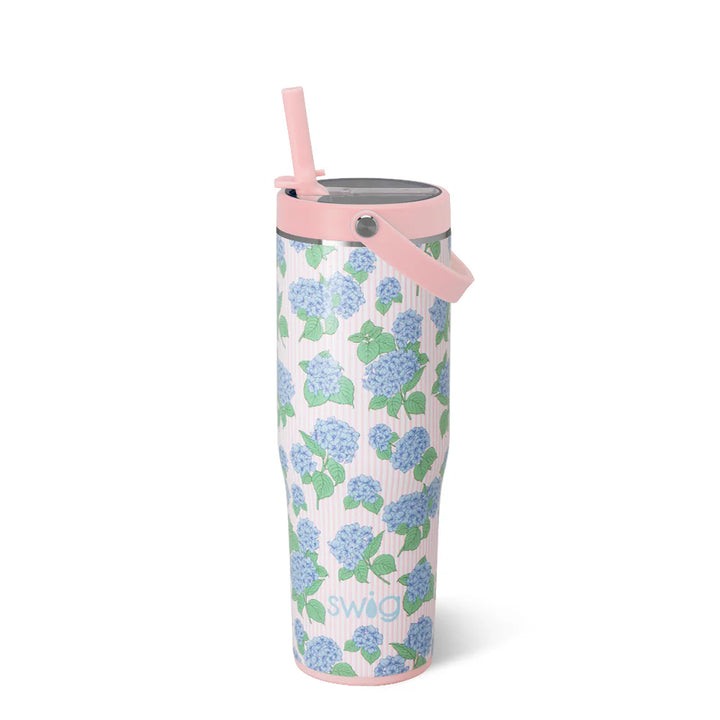 Swig To-Go Tumbler 30OZ - Hydrangeas
