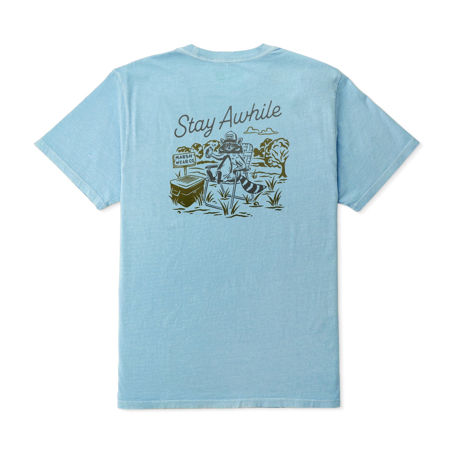 Marsh Wear Men’s S26 Stay Awhile S/S T-Shirt - Hazy Blue