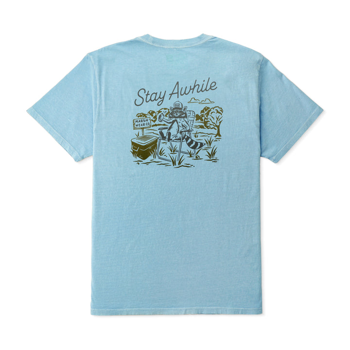 Marsh Wear Men’s S26 Stay Awhile S/S T-Shirt - Hazy Blue
