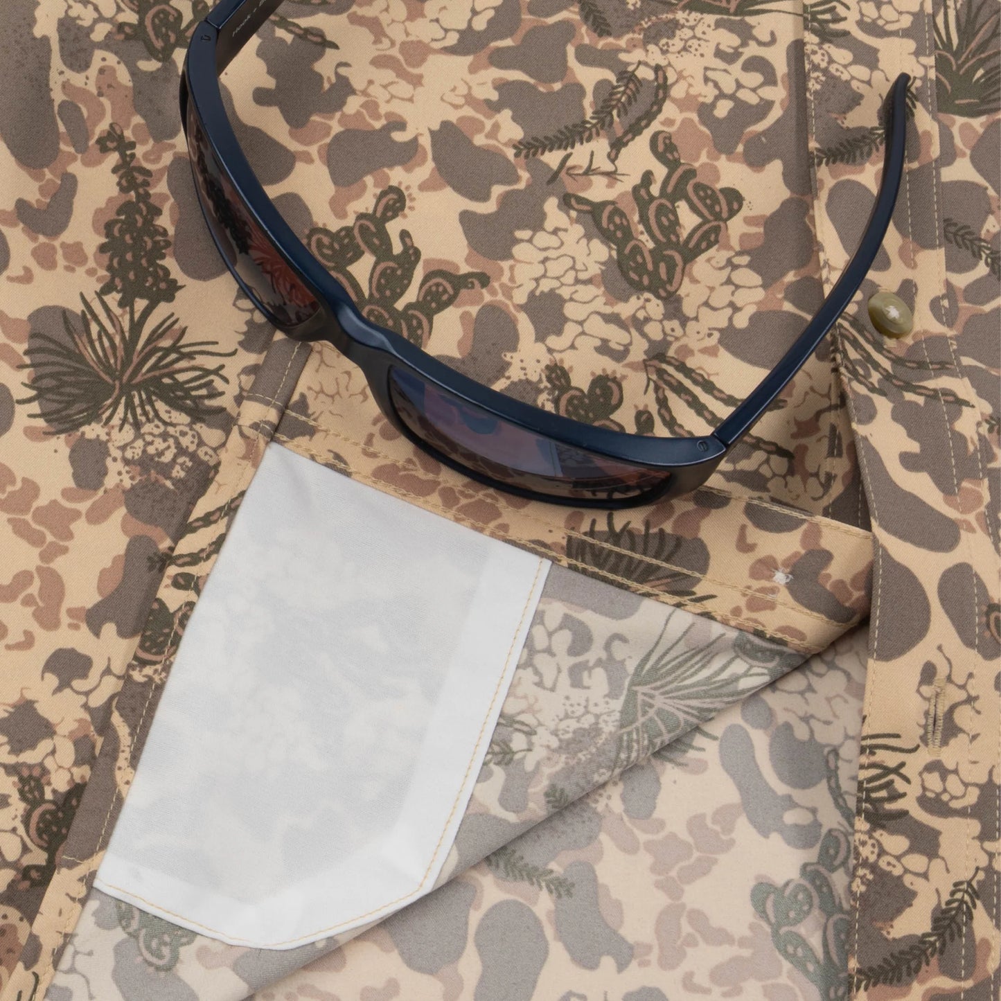 Poncho Men’s “The Albany” S/S Regular Shirt - North Zone Camo