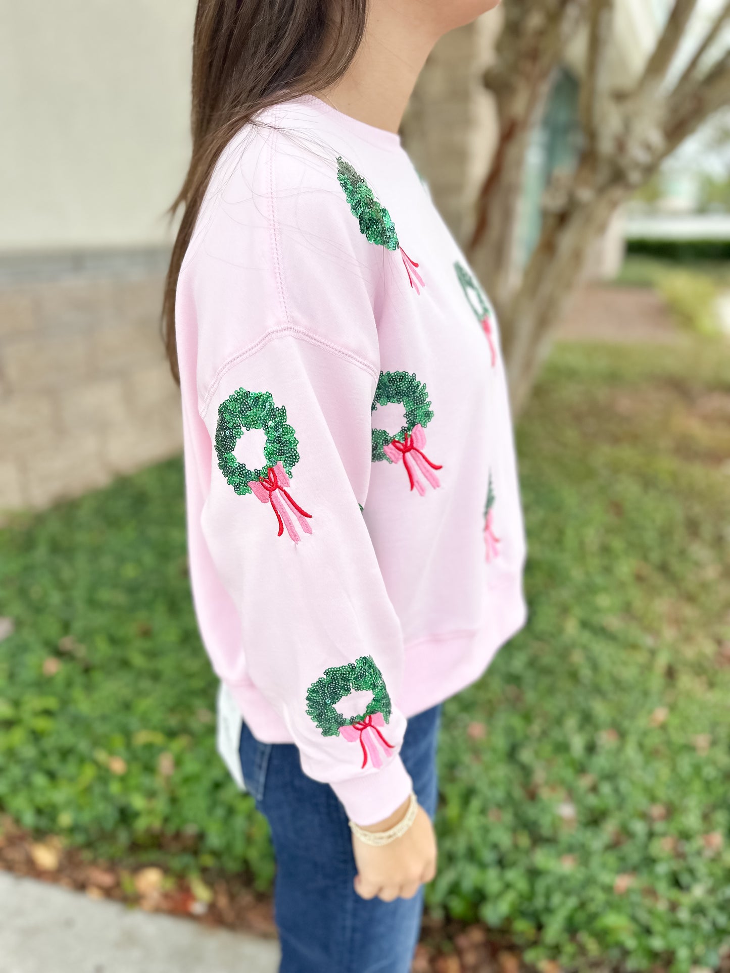 MS Millie Sweatshirt - Wreaths