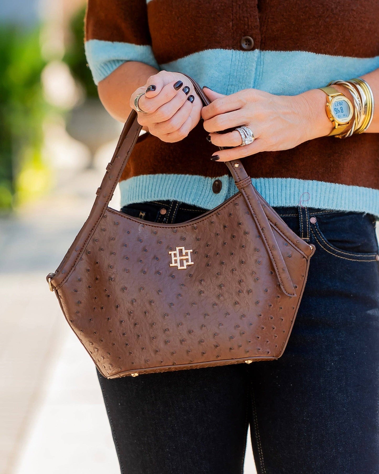 CH Pierce Mini Tote Chocolate EO