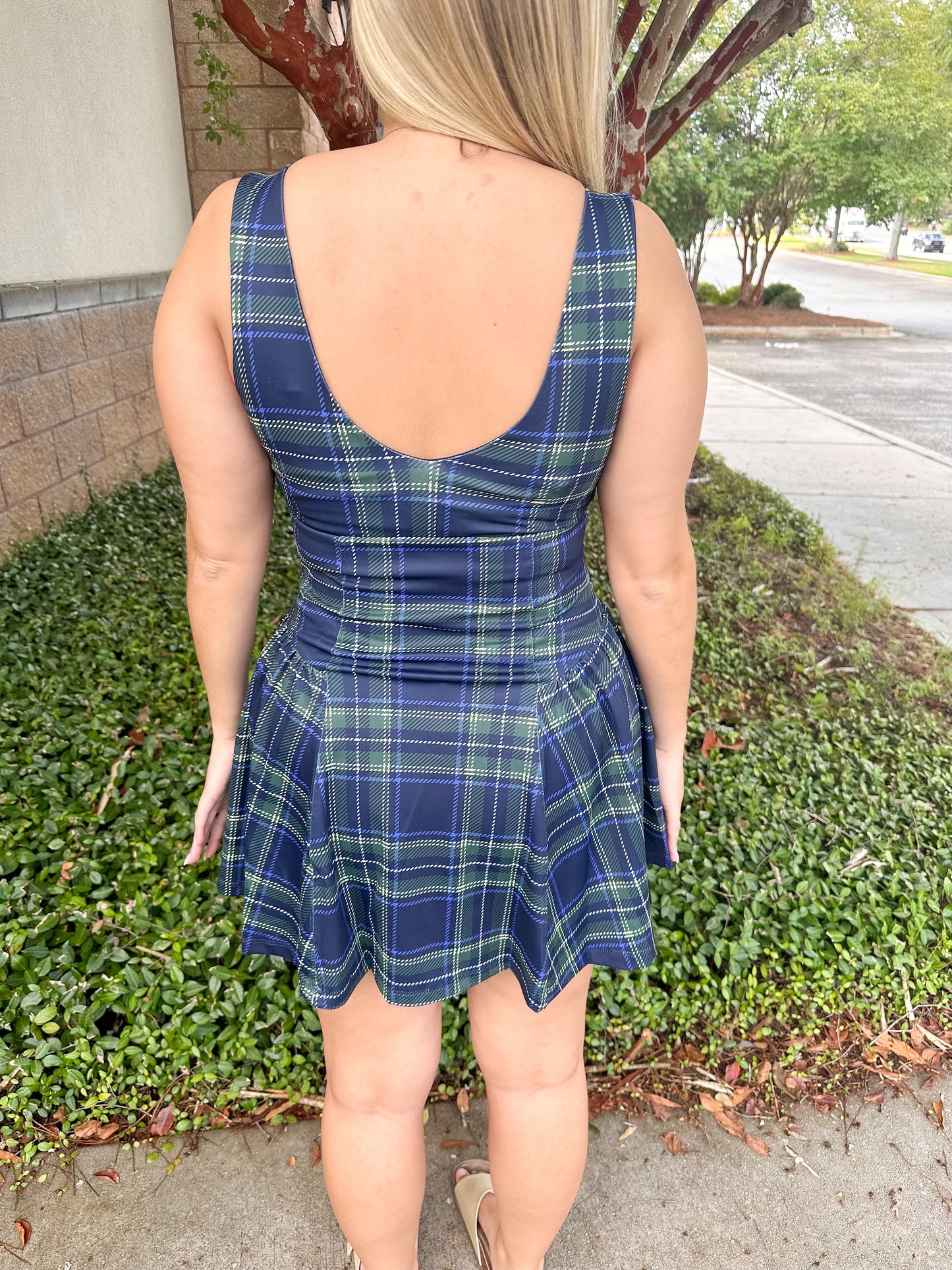 Patricia Plaid Active Dress