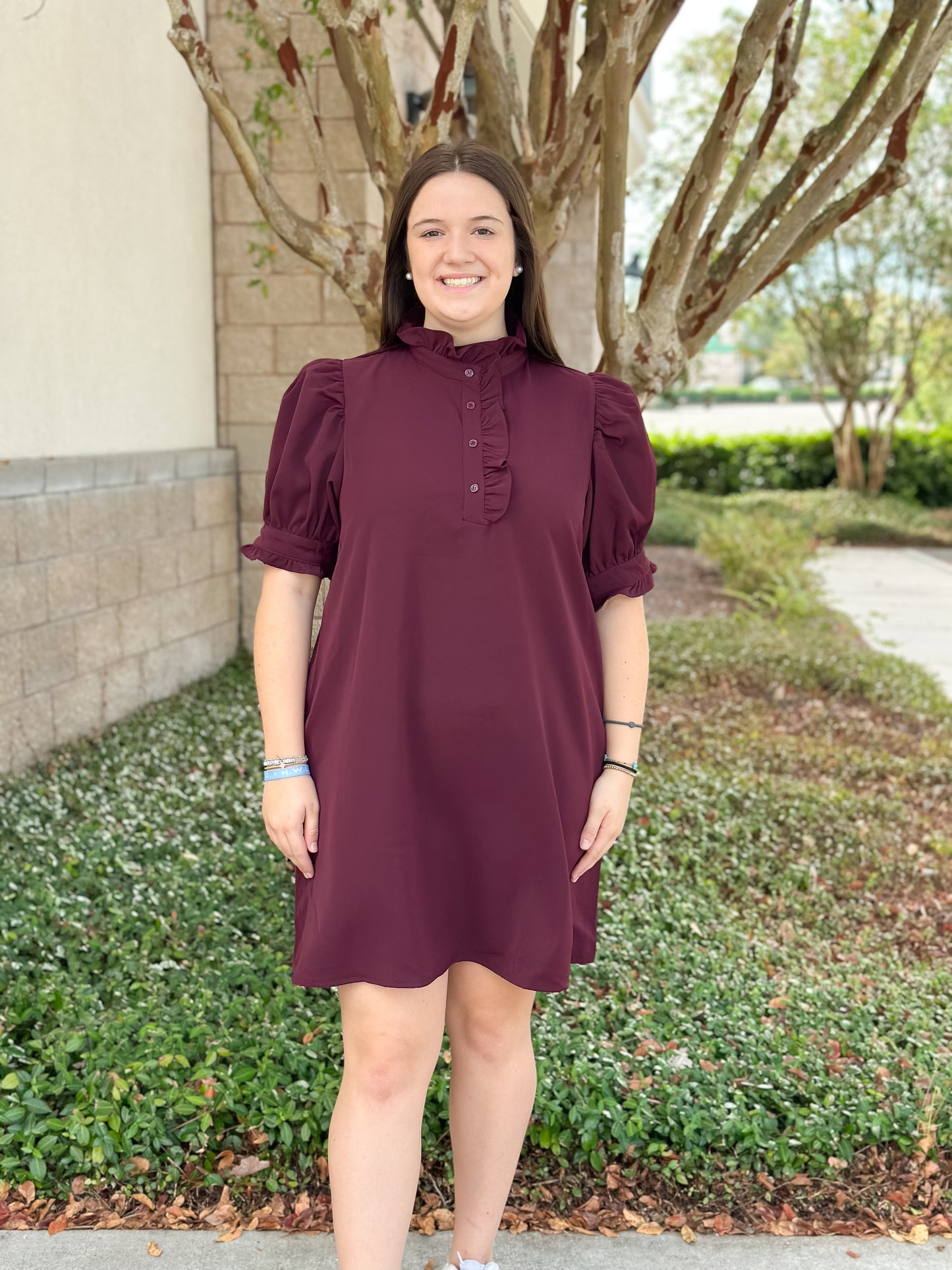 Burgundy Bliss Dress